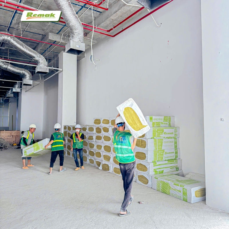 Bông khoáng Remak độ bền  cao lên đến 40 năm 