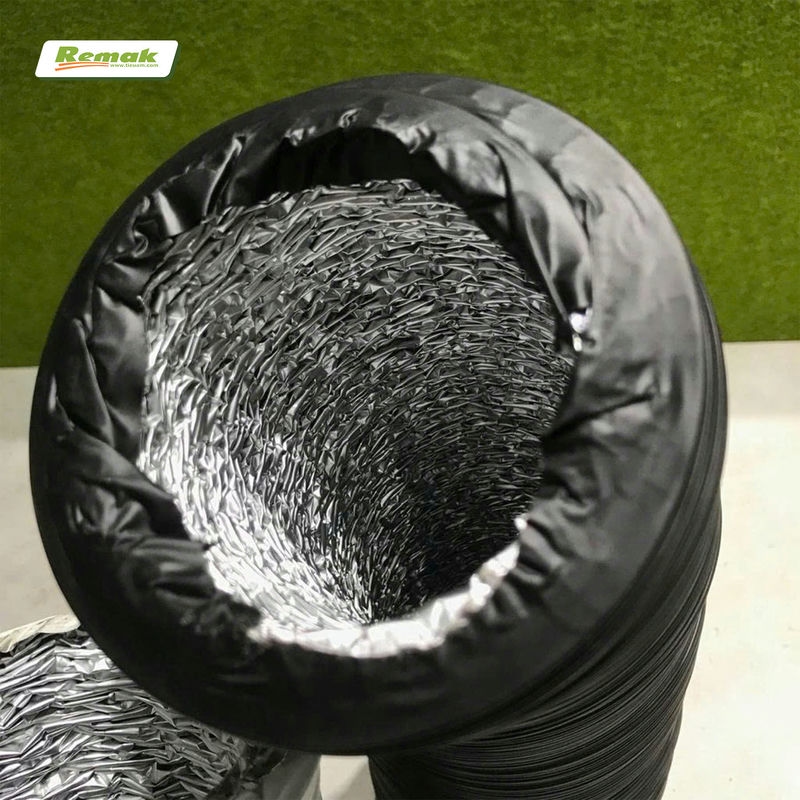 Remak có 2 loại ống gió mềm là ống gió mềm không bảo ôn và ống gió mềm có bảo ôn