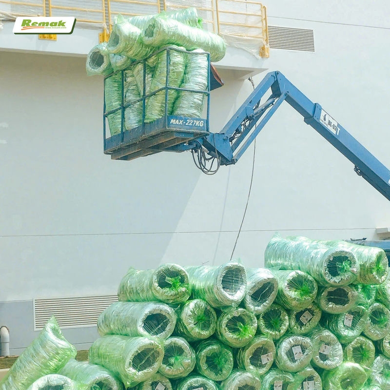 Ống gió mềm bảo ôn bông thuỷ tinh Remak cách nhiệt, giảm thất thoát năng lượng cho công trình