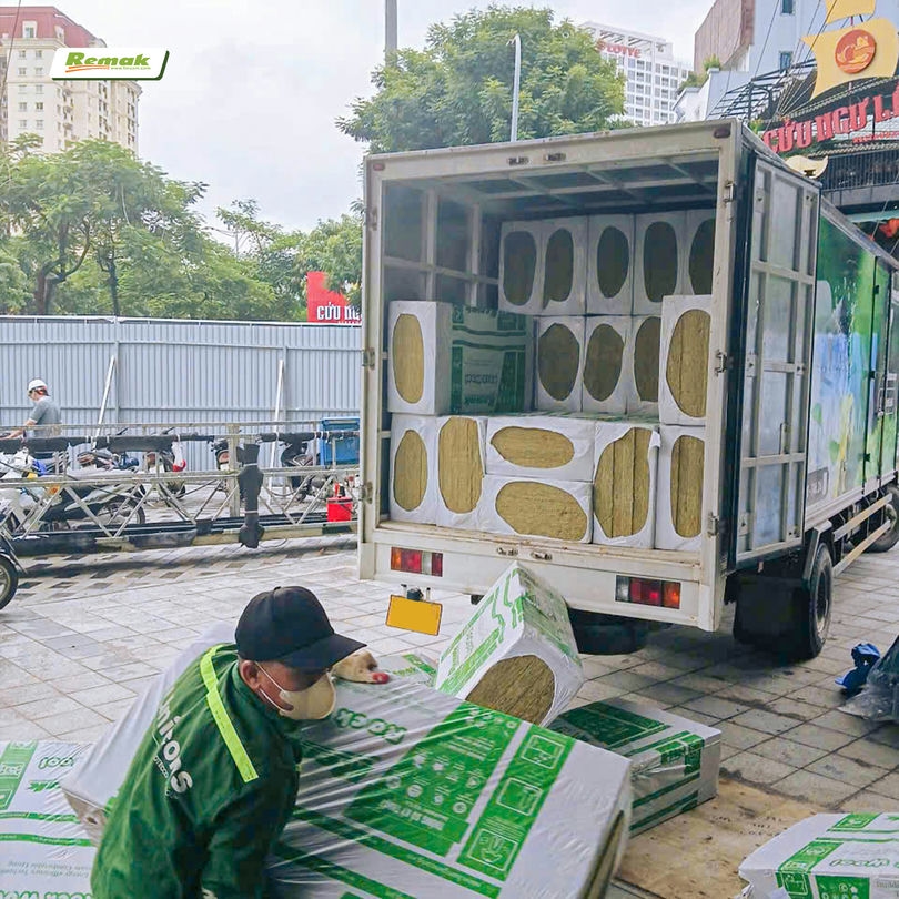 Bông khoáng Remak đa dạng độ dày và tỷ trọng